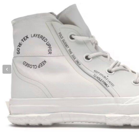 CONVERSE – One Star Mid Gore-Tex 'MC18' – Vintage White – Size US 10.5 M - Picture 9 of 9